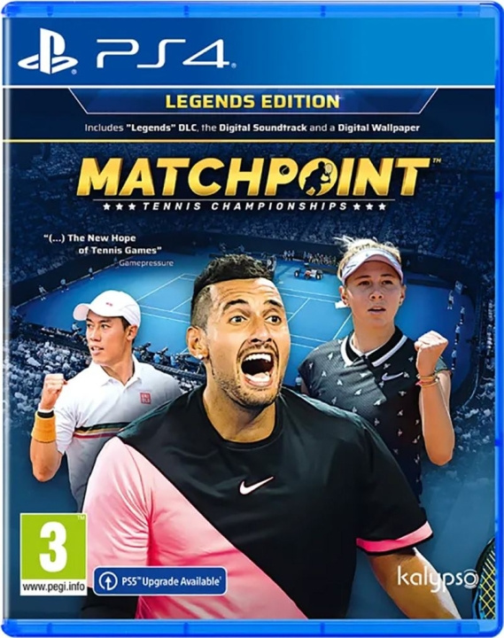 Matchpoint: Tennis Championships (Legends Edition) (PS4) in de groep HOME ELECTRONICS / Spelconsoles en accessoires / Sony PlayStation 4 / Spel bij TP E-commerce Nordic AB (C96480)