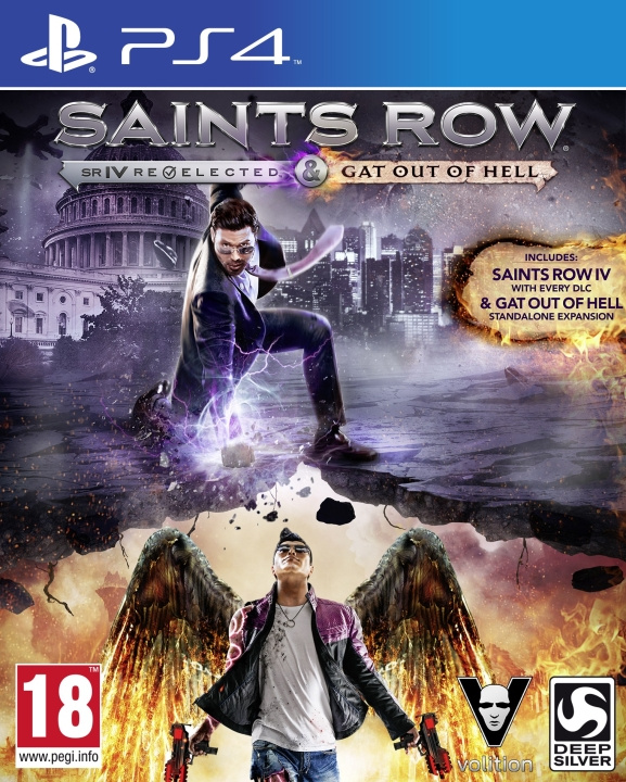 Saints Row IV Re-Elected: Gat Out of Hell (PS4) in de groep HOME ELECTRONICS / Spelconsoles en accessoires / Sony PlayStation 4 / Spel bij TP E-commerce Nordic AB (C96570)