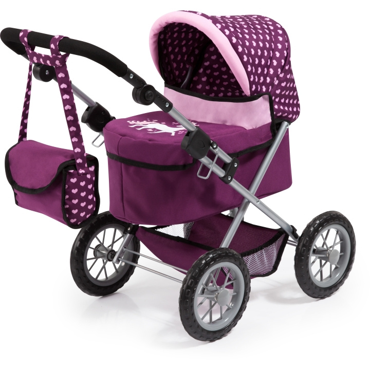 Bayer Poppenwagen Trendy - Paars (13037AA) in de groep SPEELGOED, KINDER- & BABYPRODUCTEN / Speelgoed / Docks & Accessoires bij TP E-commerce Nordic AB (C96610)