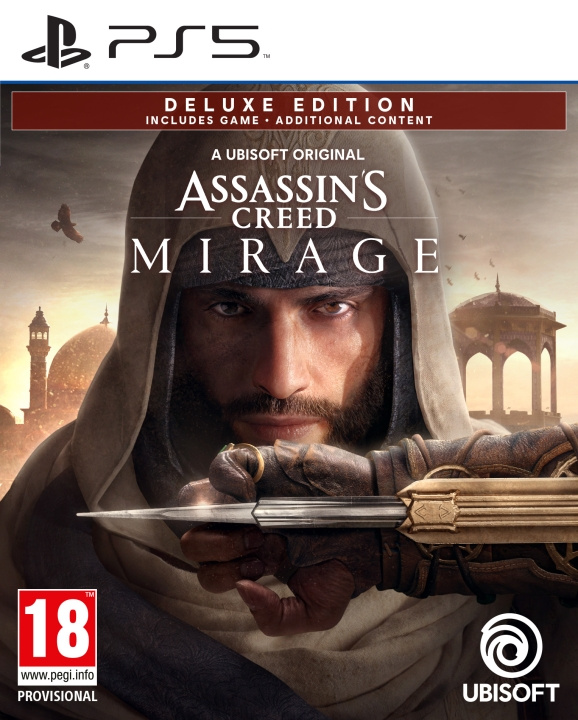 Assassin\'s Creed Mirage (Deluxe Edition) (PS5) in de groep HOME ELECTRONICS / Spelconsoles en accessoires / Sony PlayStation 5 / Spel bij TP E-commerce Nordic AB (C96649)