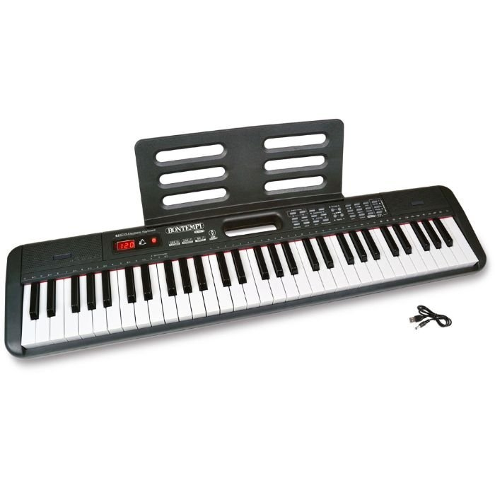 Bontempi Toetsenbord met 61 toetsen (166119) in de groep SPEELGOED, KINDER- & BABYPRODUCTEN / Muziek, Zang en afbeelingen / Muziekinstrumenten bij TP E-commerce Nordic AB (C96667)