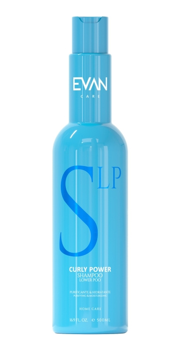 EVAN Krullenbol Power Lower Poo Krullenbol Shampoo 500 ml in de groep BEAUTY & HEALTH / Haar & Styling / Hair styling / Gel / Gelspray bij TP E-commerce Nordic AB (C96696)