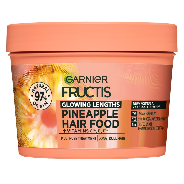 Garnier Fructis Hair Food Ananas Masker - 400ml in de groep BEAUTY & HEALTH / Haar & Styling / Haarverzorging / Haarmasker bij TP E-commerce Nordic AB (C96800)