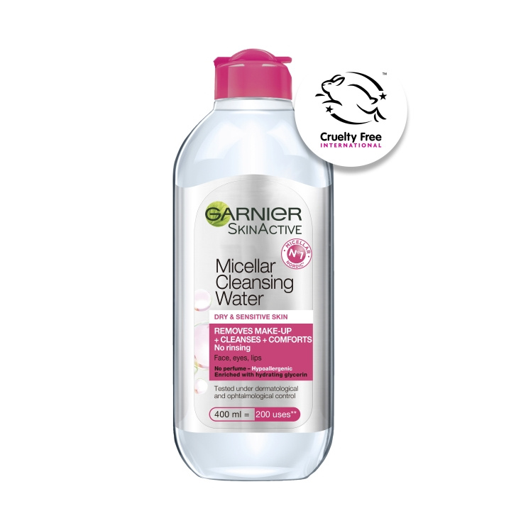 Garnier Skin Active Micellair Reinigingswater voor de droge huid - 400ml in de groep BEAUTY & HEALTH / Huidsverzorging / Gezicht / Schoonmaak bij TP E-commerce Nordic AB (C96801)