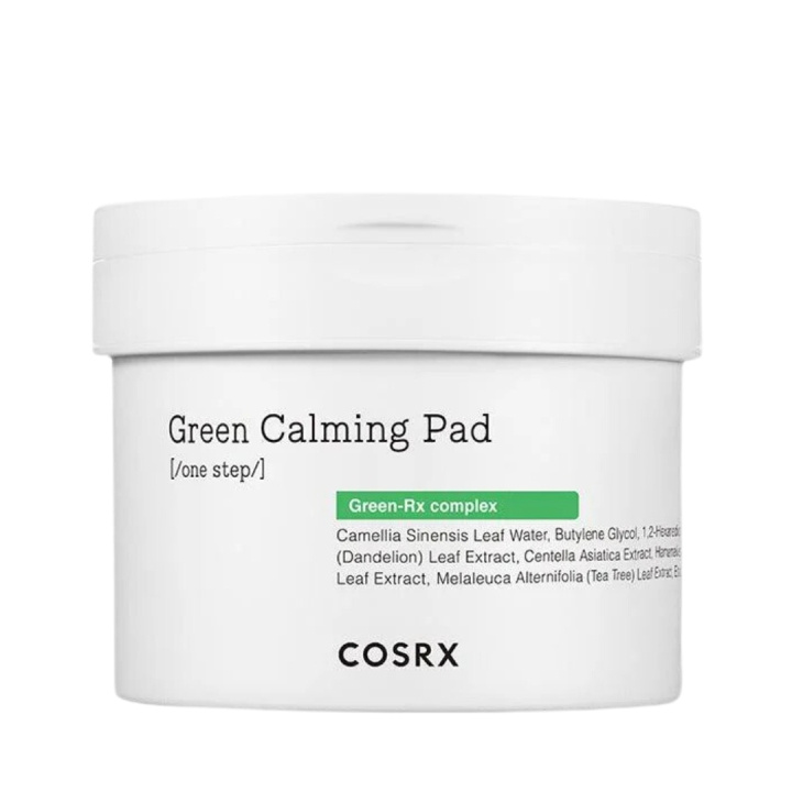 COSRX One Step Green Hero Calming Pad - Groen 70 stuks in de groep BEAUTY & HEALTH / Huidsverzorging / Gezicht / Schoonmaak bij TP E-commerce Nordic AB (C96821)