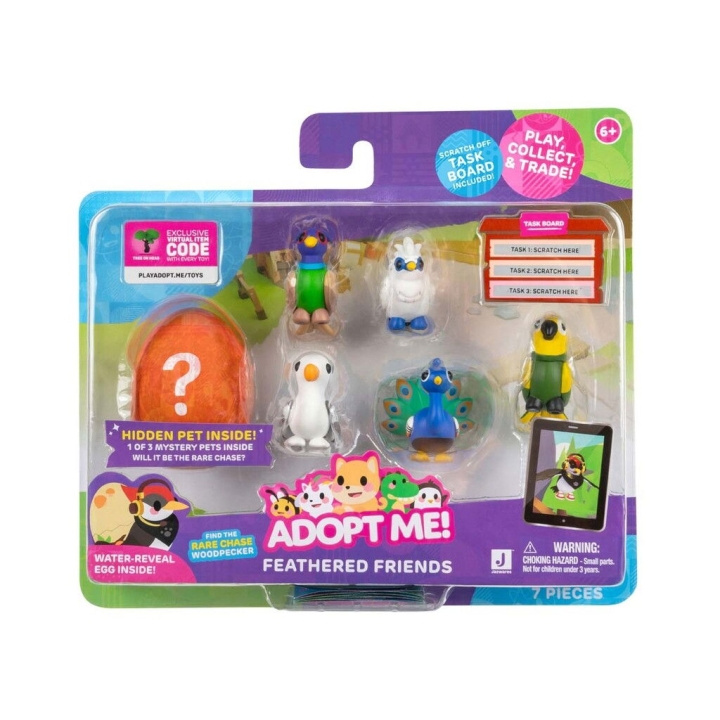 Adopt Me 6 vogelfiguren (243-0114) in de groep SPEELGOED, KINDER- & BABYPRODUCTEN / Speelgoed / Figuren, Miniaturen & accessoires bij TP E-commerce Nordic AB (C96863)