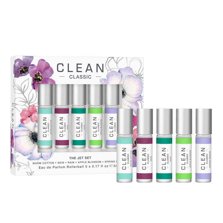 Clean Geschenkset Classic Layering Rollerball EdP - 5 x 5 ml in de groep BEAUTY & HEALTH / Cadeausets / Cadeausets voor haar bij TP E-commerce Nordic AB (C97115)