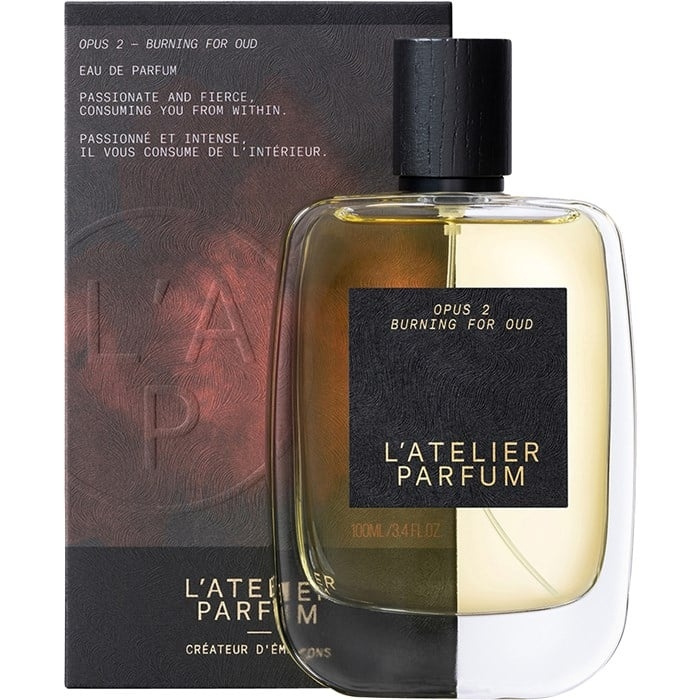 L\'ATELIER PARFUM Brandend voor Oud EDP 100 ml in de groep BEAUTY & HEALTH / Geuren & Parfum / Parfum / Parfum voor hem bij TP E-commerce Nordic AB (C97140)