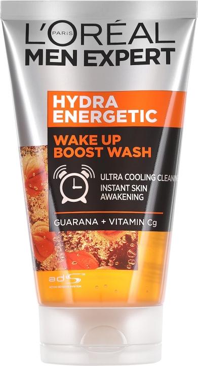 L\'Oréal Paris Men Expert Hydra Energetic Wake Up Boost Wash - 100ml in de groep BEAUTY & HEALTH / Huidsverzorging / Gezicht / Schoonmaak bij TP E-commerce Nordic AB (C97172)