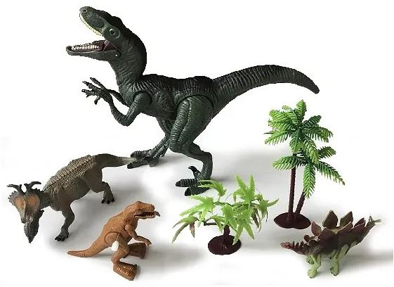 Animal Universe Dinosaurus set met licht en geluid - Velociraptor (525006) in de groep SPEELGOED, KINDER- & BABYPRODUCTEN / Speelgoed / Figuren, Miniaturen & accessoires bij TP E-commerce Nordic AB (C97178)