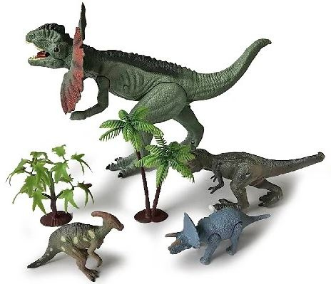 Animal Universe Dinosaurus-set met licht en geluid - Dilophosaurus (525007) in de groep SPEELGOED, KINDER- & BABYPRODUCTEN / Speelgoed / Figuren, Miniaturen & accessoires bij TP E-commerce Nordic AB (C97179)