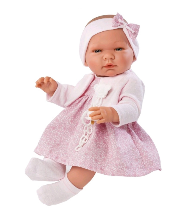 ASI poppen - Maria pop in rozenjurkje met jasje (43 cm) in de groep SPEELGOED, KINDER- & BABYPRODUCTEN / Speelgoed / Docks & Accessoires bij TP E-commerce Nordic AB (C97209)