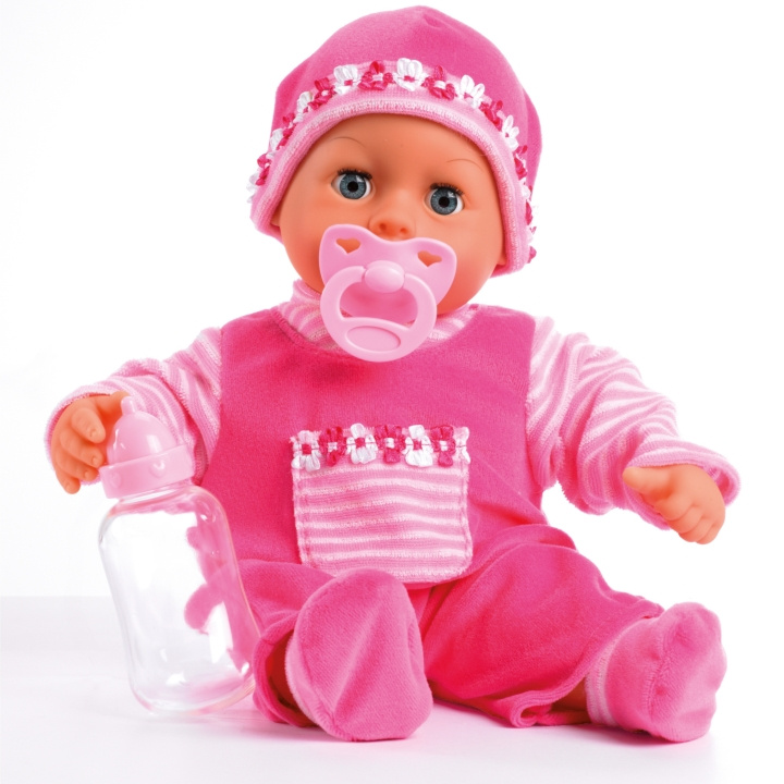 Bayer Pop - Eerste Woordjes Baby - Roze 38 cm (93825AA) in de groep SPEELGOED, KINDER- & BABYPRODUCTEN / Speelgoed / Docks & Accessoires bij TP E-commerce Nordic AB (C97218)