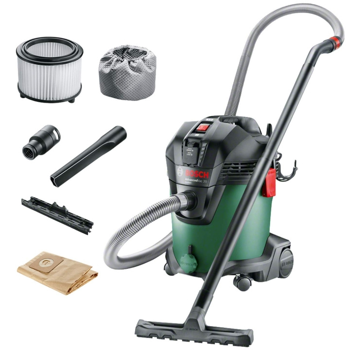 Bosch Advanced Vac 20 Nat- en droogzuiger 230v in de groep HUISHOUDEN & TUIN / Schoonmaakproducten / Stofzuigers & Accessoires / Industriële stofzuiger bij TP E-commerce Nordic AB (C97219)