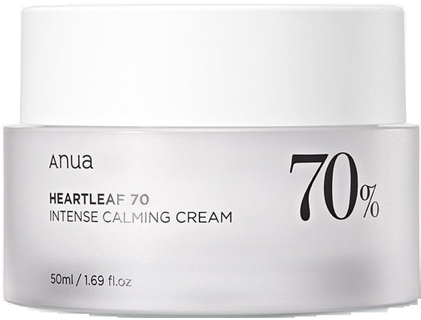 Anua Heartleaf 70% Intense Kalmerende Crème 50 ml in de groep BEAUTY & HEALTH / Huidsverzorging / Gezicht / Gezichtscrèmes bij TP E-commerce Nordic AB (C97228)