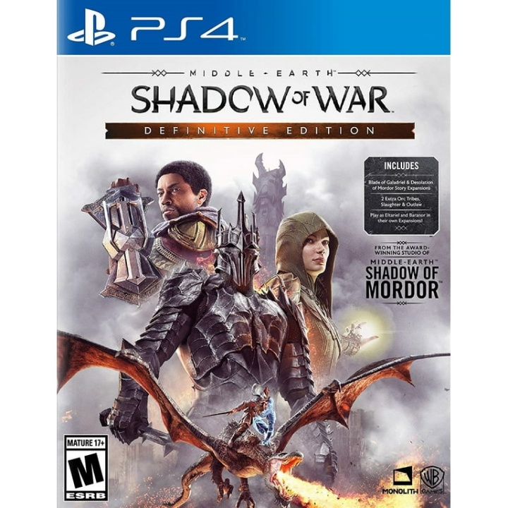 Middle-Earth: Shadow of War Definitive Edition (Import ) (PS4) in de groep HOME ELECTRONICS / Spelconsoles en accessoires / Sony PlayStation 4 / Spel bij TP E-commerce Nordic AB (C97238)