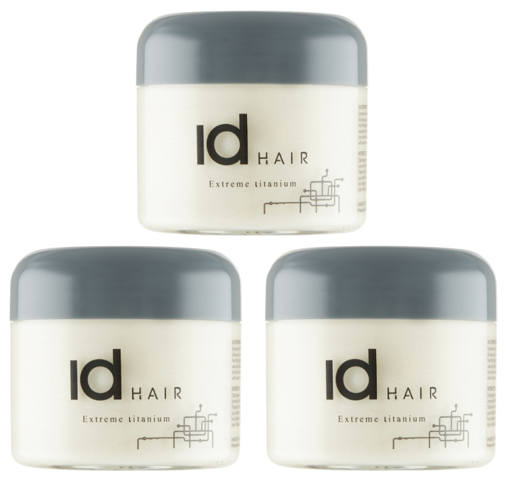 ID Hair Extreme Titanium 100 ml x 3 in de groep BEAUTY & HEALTH / Haar & Styling / Hair styling / Haarwax bij TP E-commerce Nordic AB (C97255)