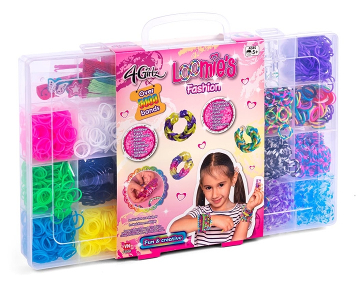 4-Girlz 5000+ loomie\'s (63006) in de groep SPEELGOED, KINDER- & BABYPRODUCTEN / Speelgoed / Ambachten bij TP E-commerce Nordic AB (C97300)