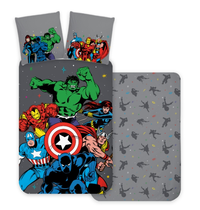 BrandMac Beddengoed - Volwassen 140 x 200 cm - Avengers (1000837) in de groep SPEELGOED, KINDER- & BABYPRODUCTEN / Kindertextiel / Beddengoed / Beddensets voor Junioren bij TP E-commerce Nordic AB (C97310)