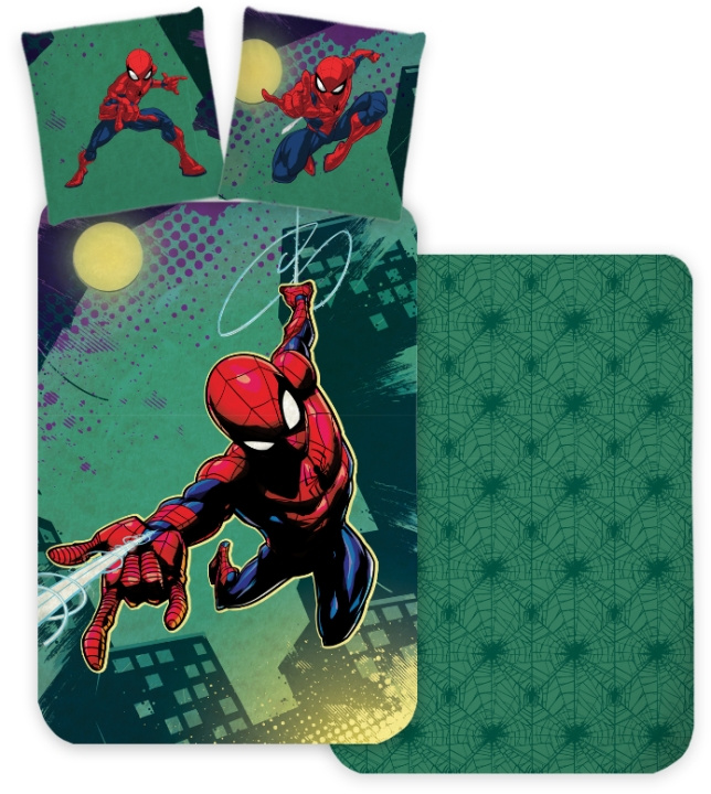 BrandMac Beddengoed - Volwassene maat 140 x 200 cm - Spiderman (1000980) in de groep SPEELGOED, KINDER- & BABYPRODUCTEN / Kindertextiel / Beddengoed / Beddensets voor Junioren bij TP E-commerce Nordic AB (C97320)