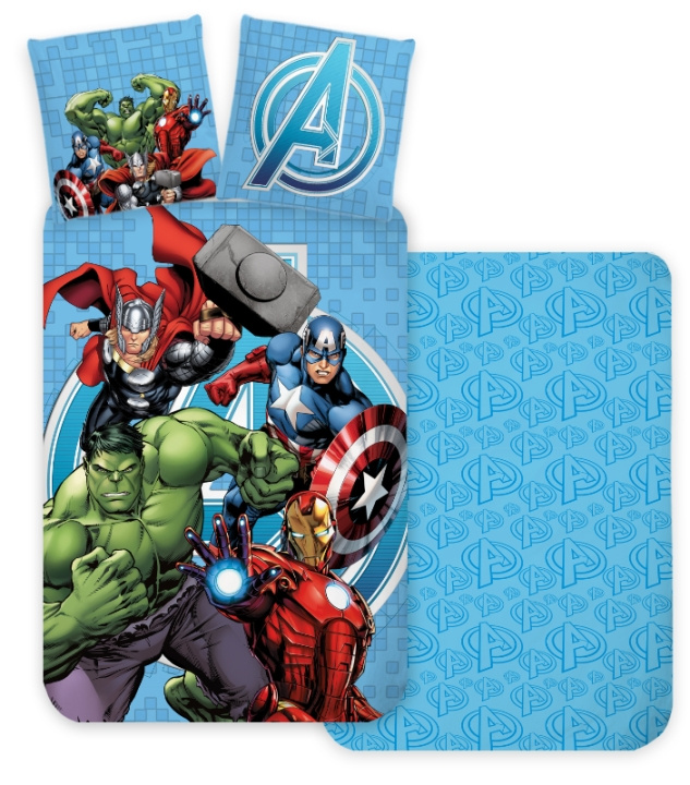 BrandMac Beddengoed - Junior size 100x140 cm - Avengers (1000928) in de groep SPEELGOED, KINDER- & BABYPRODUCTEN / Kindertextiel / Beddengoed / Beddensets voor Junioren bij TP E-commerce Nordic AB (C97323)