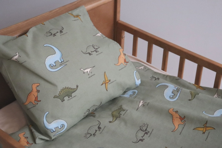 By Mats Beddengoed Junior Maat 100 x 140 cm - Dino (MAT109) in de groep SPEELGOED, KINDER- & BABYPRODUCTEN / Kindertextiel / Beddengoed / Beddensets voor Junioren bij TP E-commerce Nordic AB (C97335)