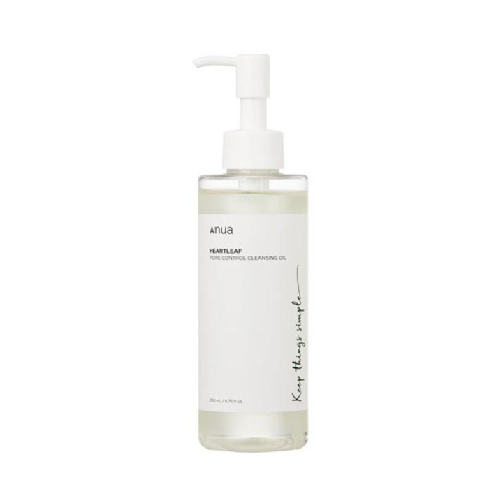 Anua Heartleaf Poriecontrole Reinigingsolie 200 ml in de groep BEAUTY & HEALTH / Huidsverzorging / Gezicht / Gezichtsolie bij TP E-commerce Nordic AB (C97388)