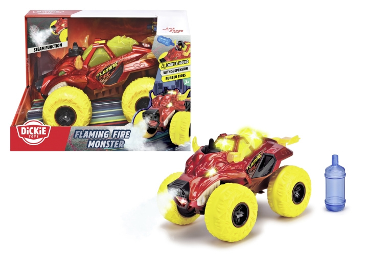 Dickie Toys Vlammend Vuurmonster (203754003) in de groep SPEELGOED, KINDER- & BABYPRODUCTEN / Speelgoed / Speelgoedauto\'s bij TP E-commerce Nordic AB (C97511)