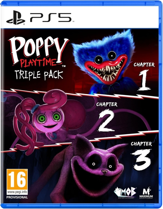 Poppy Playtime Triple Pack (PS5) in de groep HOME ELECTRONICS / Spelconsoles en accessoires / Sony PlayStation 5 / Spel bij TP E-commerce Nordic AB (C97562)