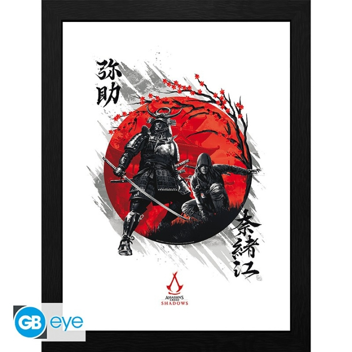 Abysse ASSASSIN\'S CREED - Ingelijste print Shadows Yasuke & Naoe (30x40) x2 in de groep HUISHOUDEN & TUIN / Interieur / Fotolijsten bij TP E-commerce Nordic AB (C97595)