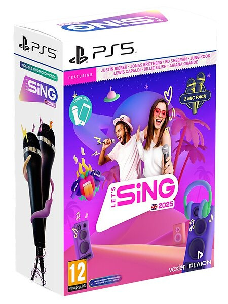 Let\'s Sing 2025 (Double Mic Bundle) (PS5) in de groep HOME ELECTRONICS / Spelconsoles en accessoires / Sony PlayStation 5 / Spel bij TP E-commerce Nordic AB (C97647)