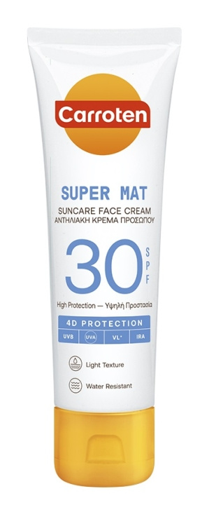 Carroten Gezicht Super Mat Gezichtscrème SPF 30 50 ml in de groep BEAUTY & HEALTH / Huidsverzorging / Zonnebank / Zonnebescherming bij TP E-commerce Nordic AB (C97694)