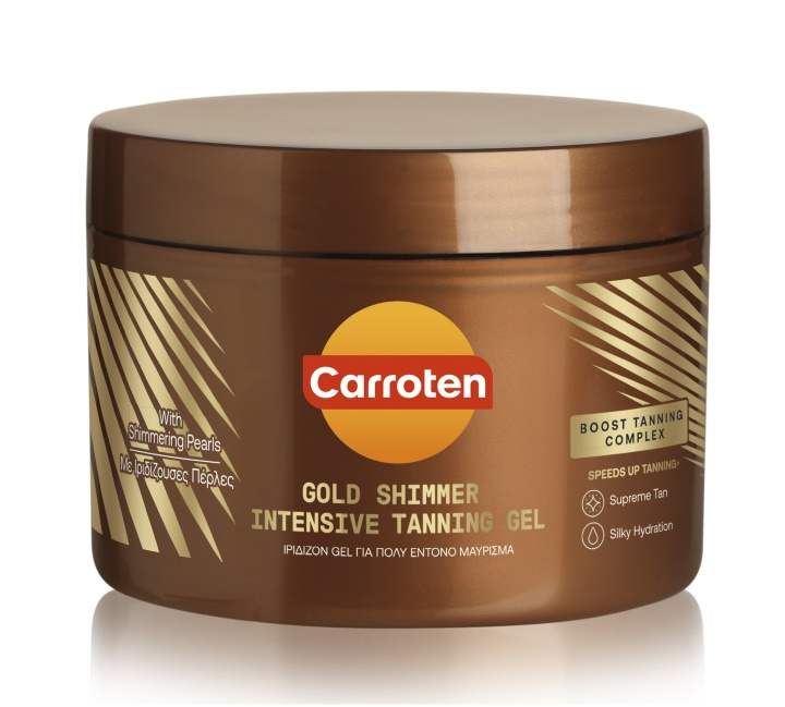 Carroten Gold Shimmer Tanning Gel 150 ml in de groep BEAUTY & HEALTH / Huidsverzorging / Zonnebank / Zonnebescherming bij TP E-commerce Nordic AB (C97705)