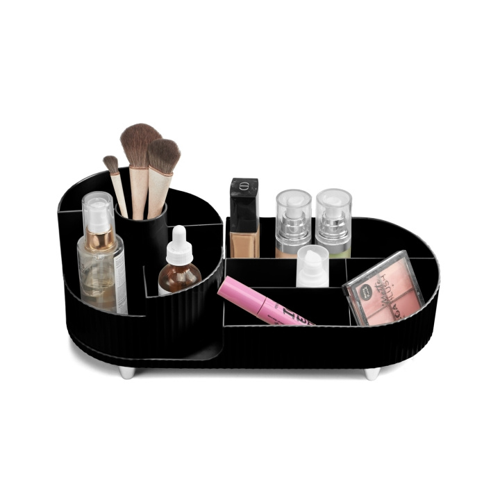 Gillian Jones Grote tafel organizer met draaifunctie - Zwart - Groot in de groep BEAUTY & HEALTH / Makeup / Tools & Make-up set / Borstels & kwastjes bij TP E-commerce Nordic AB (C97720)