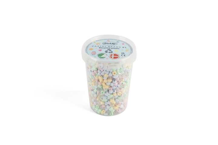 Dantoy Pastel gerecyclede kralen - 1580 stuks (5940) in de groep SPEELGOED, KINDER- & BABYPRODUCTEN / Speelgoed / Ambachten bij TP E-commerce Nordic AB (C97727)