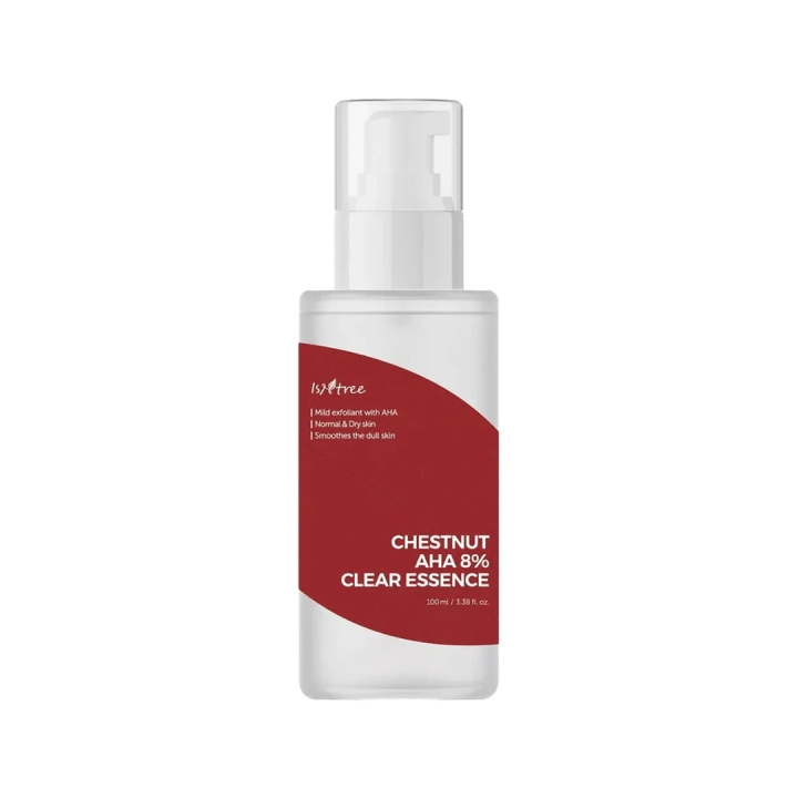 Isntree Kastanje AHA 8% Clear Essence - 100 ml in de groep BEAUTY & HEALTH / Huidsverzorging / Gezicht / Schoonmaak bij TP E-commerce Nordic AB (C97734)