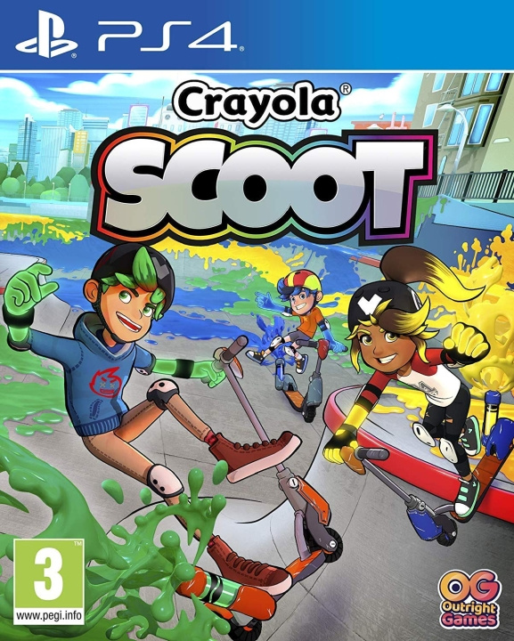 Outright Games Crayola Scoot in de groep HOME ELECTRONICS / Spelconsoles en accessoires / Sony PlayStation 4 / Spel bij TP E-commerce Nordic AB (C97791)