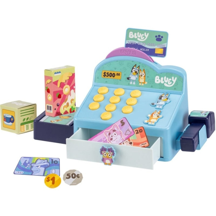 Bluey Bluey Kassa met interactieve geluiden (90247) in de groep SPEELGOED, KINDER- & BABYPRODUCTEN / Speelgoed / Klein huis en rollenspel bij TP E-commerce Nordic AB (C97884)