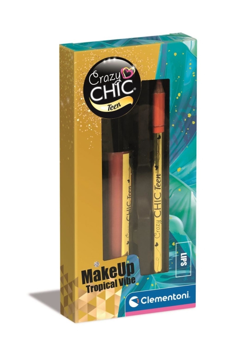 Crazy Chic Tiener Lipgloss & Potlood - Tropical Vibe (50877) in de groep SPEELGOED, KINDER- & BABYPRODUCTEN / Speelgoed / Gemaskered kostuums bij TP E-commerce Nordic AB (C97904)