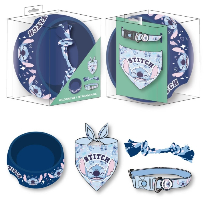 Cerda Pets Dierenset Welkom Stitch (2800001569) in de groep HUISHOUDEN & TUIN / Huisdieraccessoires / Hond bij TP E-commerce Nordic AB (C97916)