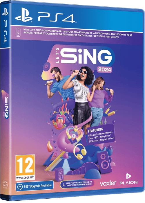 Let\'s Sing 2024 (PS4) in de groep HOME ELECTRONICS / Spelconsoles en accessoires / Sony PlayStation 4 / Spel bij TP E-commerce Nordic AB (C97942)