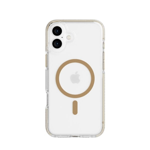 Evo Tech21 - Evo Kristal - Cover - iPhone 16 Plus - MagSafe - Goud in de groep SMARTPHONE & TABLETS / Mobielbescherming / Apple / iPhone 16 bij TP E-commerce Nordic AB (C97967)