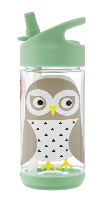 3 Sprouts Waterfles - Mint Uil in de groep SPEELGOED, KINDER- & BABYPRODUCTEN / Eten & Drinken / Babyflessen & Accessoires bij TP E-commerce Nordic AB (C98037)