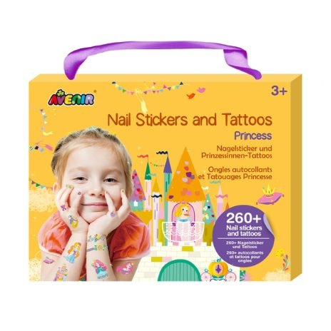 Avenir Nagelstickers en Tattoos - Prinses (58NA218206) in de groep SPEELGOED, KINDER- & BABYPRODUCTEN / Speelgoed / Ambachten bij TP E-commerce Nordic AB (C98122)