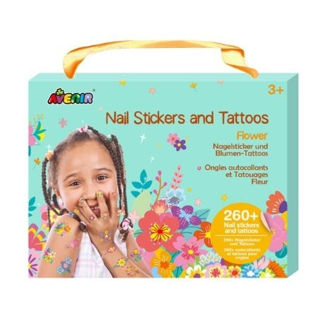 Avenir Nagel Stickers en Tatoeages - Bloem (58NA218207) in de groep SPEELGOED, KINDER- & BABYPRODUCTEN / Speelgoed / Ambachten bij TP E-commerce Nordic AB (C98123)