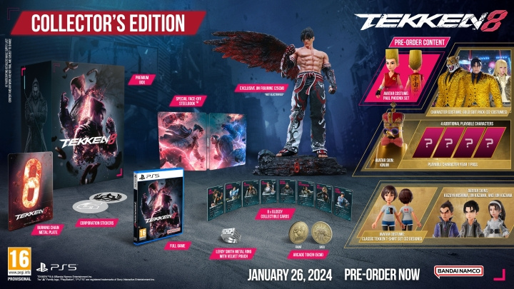 TEKKEN 8 (Collector\'s Edition) (PS5) in de groep HOME ELECTRONICS / Spelconsoles en accessoires / Sony PlayStation 5 / Spel bij TP E-commerce Nordic AB (C98172)