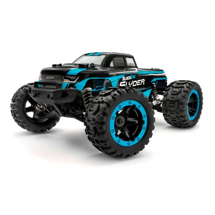 Blackzon Slyder MT 1/16 4WD elektrische monstertruck - blauw (540104) in de groep SPEELGOED, KINDER- & BABYPRODUCTEN / Op afstand bestuurbaar / Afstand bestuurbare auto\'s bij TP E-commerce Nordic AB (C98175)