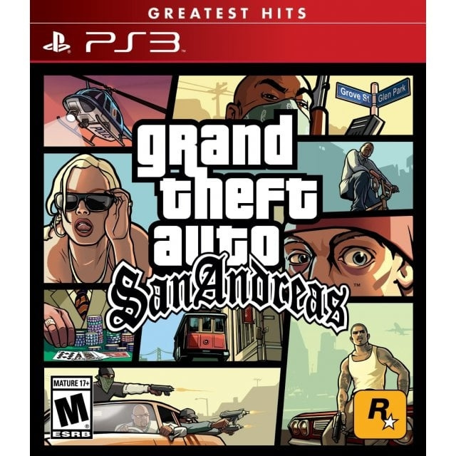 Grand Theft Auto: San Andreas (Import) (PS3) in de groep HOME ELECTRONICS / Spelconsoles en accessoires / Sony PlayStation 3 bij TP E-commerce Nordic AB (C98453)