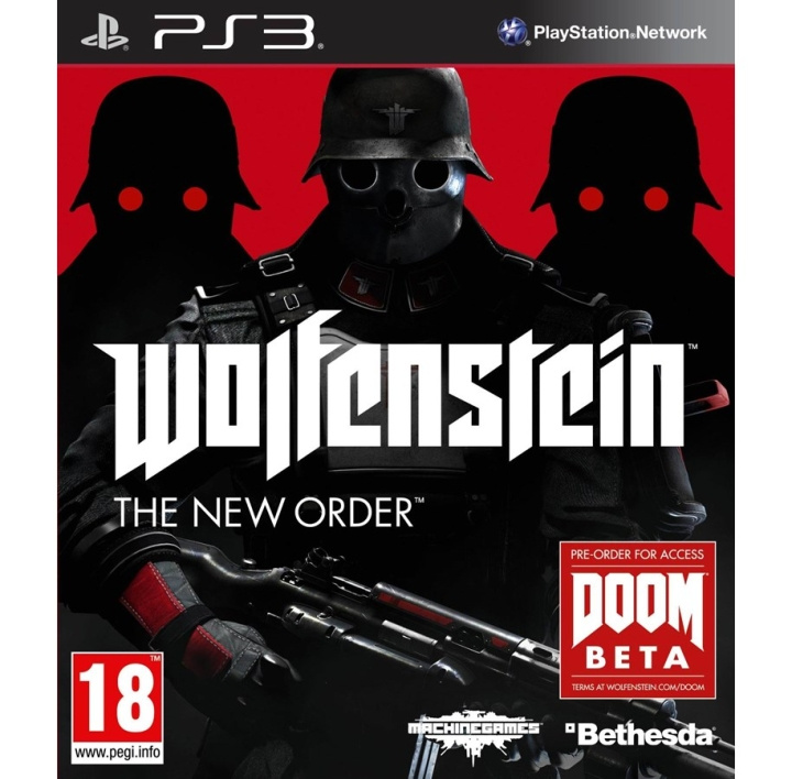 Wolfenstein: The New Order (Essentials) (PS3) in de groep HOME ELECTRONICS / Spelconsoles en accessoires / Sony PlayStation 3 bij TP E-commerce Nordic AB (C98552)