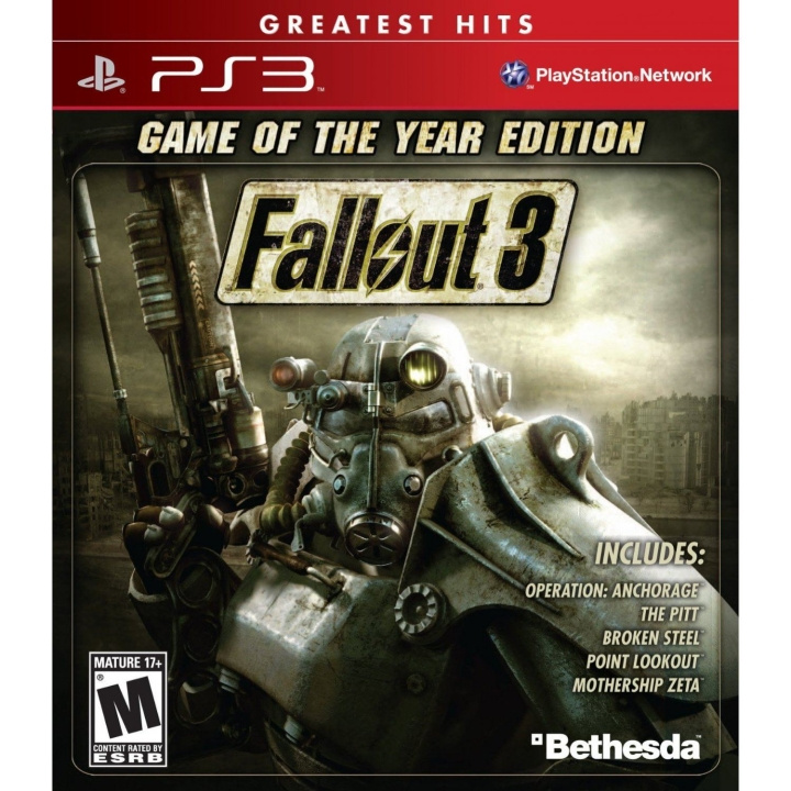 Fallout 3 - Game of the Year Edition (Greatest Hits) (Import) (PS3) in de groep HOME ELECTRONICS / Spelconsoles en accessoires / Sony PlayStation 3 bij TP E-commerce Nordic AB (C98618)